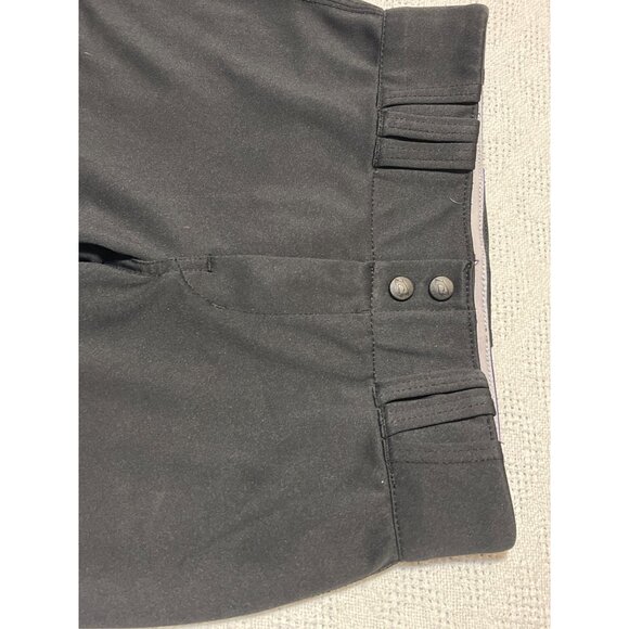 Champro Girls XL‎ Black Softball/Baseball Pants With Elastic Cuffs & Snap Button - Picture 3 of 9